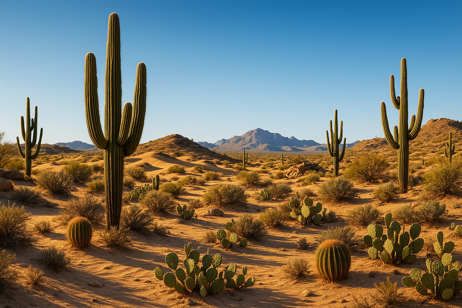 desert landscape with cactus